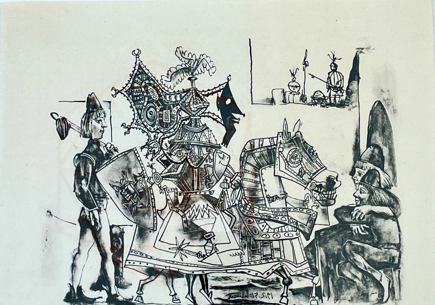 Picasso Jeux de Pages Lithograph