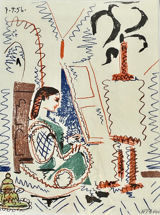 Picasso L’Atelier De Cannes Lithograph
