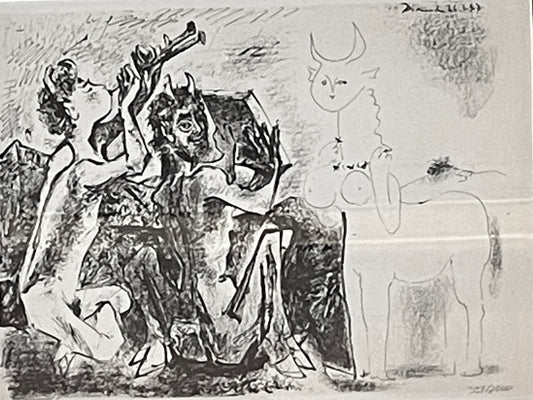 Picasso Les Faunes et la Centauresse Lithograph