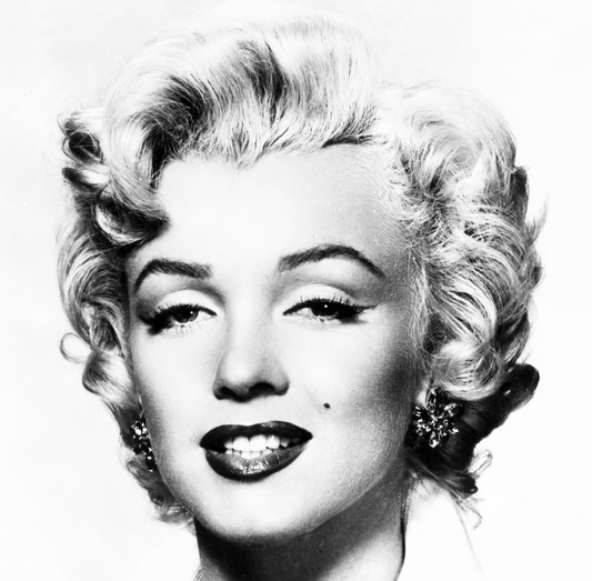 Shot Sage Blue Marilyn - Warhol Print of Original Photograph