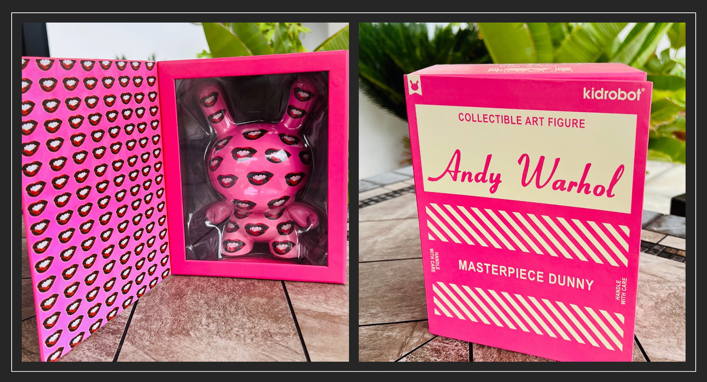 Warhol Dunny "Marilyn Lips" - 8" Tall