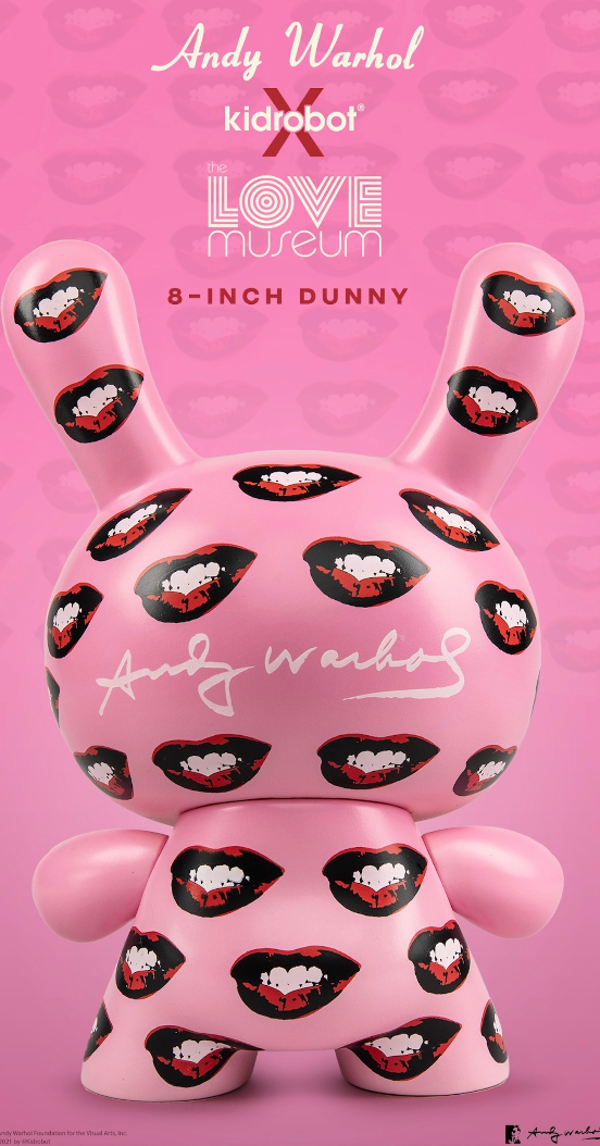 Warhol Dunny "Marilyn Lips" - 4' Tall