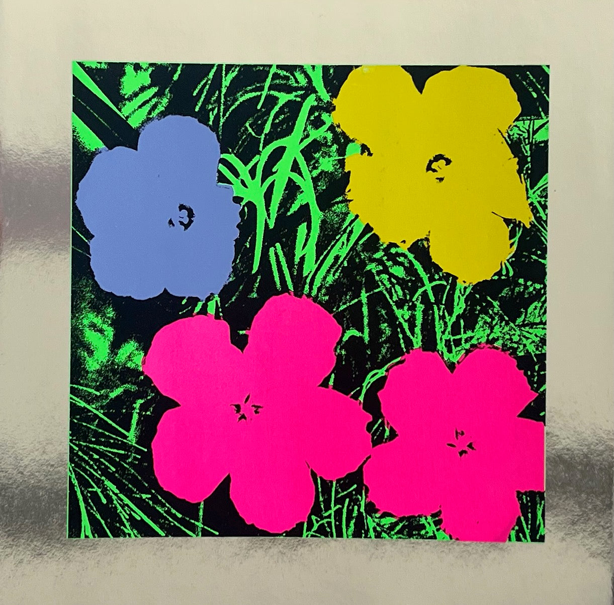 Warhol Flowers Print